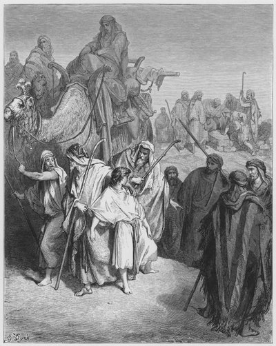 José vendido por sus hermanos de Gustave Dore